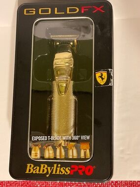 BaBylissPRO GoldFX FX787G Skeleton T-Blade Trimmer – Ferrari Licensed – Gold All